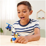 PAW Patrol Big Truck Pups - Chase Action Figure with Rescue Drone with Click Mount Command Center Platform and Animal Friend