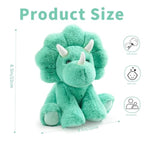 Triceratops Stuffed Animal Toys, 8.5 Inch Soft And Cuddly Triceratops Plush Animals Toy, Cute And Realistic Stuffed Animals Gifts For Boys And Girls Soft Toy For Kids
