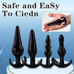 4Pcs Silicone Anal Butt Plug Set, Silicone Butt Plugs Sex Toy Anal Training Kit- G Spot Anal Sex Adult Toy For Premium Training Sets, Sex Toys For Couples (Back, A1)