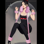 Bdsm Bondage Leather Split Leg Pillow Handcuffs Gear & Accessories Couple Bedroom Restraint Sex Toys Removable Adult Set (Pink)