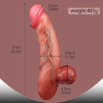 Big Thrusting Realistic Vibrating Silicone Heating Huge Dildo Massager, 10 Modes Vibration Usb Rechargeable Ava Vibrator Wand,Adult Clit Stimulator Couples Relaxation Gift