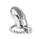 304 Stainless Steel Chastity Cage For Adult Male Chastity Device Sex Toy With Adjustable Cock Ring And Protective Cover, Comfortable & Hygienic (F-075)