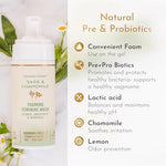 Honestly pHresh Foaming Feminine Wash for Women – pH Balanced Natural Intimate Cleanser with Prebiotics & Probiotics. Vegan, Sensitive Skin Safe. Made In USA - Rose & Bergamot Scent, 5 oz