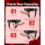 Strap On Dildo Adult Toys - Strapon 3 Removable Realistic Silicone Dildos Consoladores Wearable Dildo Pants G-Spot Stimulator Strap On Harness For Women & Lesbian Couples Sex Toys