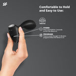 Backdoor Lover Anal Vibrator - Vibrating Anal Plug, Butt Plug With Curved, Probe Body And Wide Base - Suitable For Beginners, Waterproof, Rechargeable (Black)