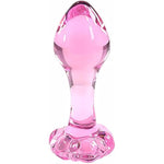 Pink Crystal Anal Dildo Glass Anal Butt Plug Anus Stimulator In Adult Games For Couples, Erotic Sex Toys For Women