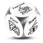 Stocking Stuffers For Men Women Adult, Date Night Food Decision Dice For Girlfriend Boyfriend Husband Wife, White Elephant Gifts For Him Her, Christmas Anniversary Valentines Birthday Gift For Couple
