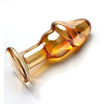 Glass Anal Butt Plug Anal Dilator With Long Neck And Vivid Glans Adult Pleasure Wand Dildo Sex Toy For Men Women Masturbating (Big)