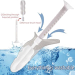 Male Tool Sex Doll Cleaning Care Cleaning Brush Male Jet Cup Masturbator Cleaning Utensils, Reusable Celebrity Cleaning Brush Ventilated Drying Rod, Adult Pocket Cat Pocket Pussy Sex Toy Care