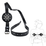 Bdsm Sexy Breast Bra Nipple Clamps Spiked Breast Binder,Nipple Clip Metal Rivets Binding Bondage,Adjustment Sm Nipple Stimulation Chest Massage Spikes