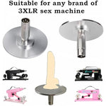 Sex Machine Attachments Universal Dildo Holder 3.94'' Suction Cup Adapter With 3Xlr Connector For Sex Machine