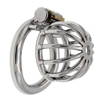 Metal Male Chastity Device Bdsm Cockcage Slave Punish Small 304 Steel Stainless Comfortable Cock Cage Adult Game Sex Toy Chs152?1.77 Inch / 45Mm?