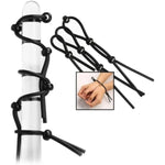 Silicone Penis Ring For Men 6Pcs, Ultra Soft Stretchy Cock Ring Penis Enlargers Erect Support Ring,Adjustable Penis Rings For Male Erection Enhancing Sex Toy For Men Long Lasting (Premium C)