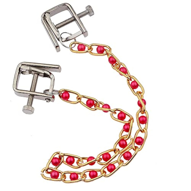 Adjustable Nipple Clamps With Chain, Nipple Clamp, Nipple Clips For Women Non Piercing Nipple Toy…