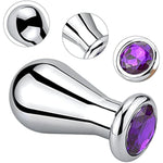 Big Anal Plug Bulb Shape Jewelry Butt Plug Trainer Set Anal Massager Sex Toy For Men Women (S)