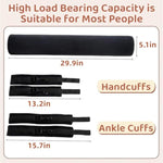 Sex Pillow Spreader Bar Bdsm Bondage Furniture Sex Toys With Handcuffs Ankle Cuffs Foam Cushion For Round Cylinder Pillow Adult Toys For Couples Women