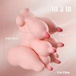 11Lb Adult Sex Doll Male Masturbator, 3 In 1 Torso Love Dolls Six Big Nipples Sex Dolls, 3D Realistic Anal Vagina Ass Pussy Full Boobs Butt Fantasy Sex Toys For Men (Pink)