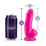 Au Naturel Bold Beefy - 7 Inch Thick Realistic Dual Density Dildo For Women & Men, Ultrasoft Silicone, Strong Suction Cup For Hands-Free Play, Perfect For G-Spot & Anal Pleasure, Pink