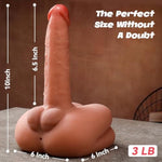 Thrusting Dildo Vibrator Sex Toys - Women Hands-Free Ride Penis Masturbator With 2 In 1 Thrusting & Vibrating 7 Modes, G Spot Stimulator Thick Dildo With Tight Anal Channel Adult Toy For Men