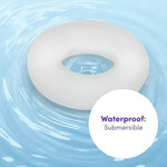 Boost Comfort Cushion Cock Ring - Extra Thick Smooth Penis Ring - Waterproof - Clear