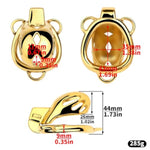 Metal Cock Cage Sex Toys Male Chastity Devices With Belt And Invisible Lock Used To Restrain A Man'S Penis Sm Bondage Gear Chasity Belts Made Of Stainless Steel (Gold,1.9In)