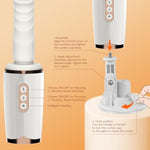 Sex Machine Thrusting Dildo Vibrator Adult Sex Toys For Women Men G Spot Clitoral Anal Play, Dildo Machine Rotatable Switch 7 Vibrating Thrust Modes Smart Heating Big Suction Cup Anal Toys For Couple