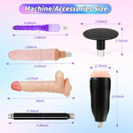 Sex Machine,Automatic Thrusting Dildo Machine For Women,21 Adjustable Modes,3Xlr Connector Sex Machine With Male Masturbator And Dildo Attachments,Adult Sex Toy For Women And Men,Couple