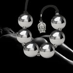 Anal Beads Stainless Steel Butt Plug Prostate Massager Balls Heavy Vagina Anal Plug Trainer Sex Toys For Couple Women Men(Ss6)