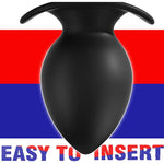 Anal Plug Butt Plug With Safe Curved Base Dilator Prostate Massager Sex Toy For Women Men Masturbation (3Xl)