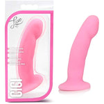 Luxe Cici - 6 Inch Puria Platinum Silicone G Spot Stimulating Dildo - Soft Satin Smooth Ultrasilk - Harness Compatible Dildo - Sex Toy For Women Men Couples - Pink