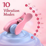 Vibrating Nipple Clamps Nipple Toys Nipple Vibrator 10 Powerful Vibration Adult Toys For Women Female Sex Toys Couple Sex Toys Sex Pleasure Bdsm Nipple Stimulation