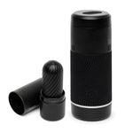 Pow Black Male Masturbator & Ghost Black Textured Reversible Penis Stroker - Sex Toys For Men Bundle