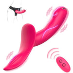 G Spot Vibrator Strap On Dildo, Adjustable Harness Dildos With 7 Vibration Modes, Remote Control Vibrators Panty Clitoral Double Dildo, Wearable Strap-On Sex Toys For Women Couple Lesbians…