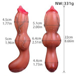 Vibrating Dildos?Wolf Vibrating Dildo 10 Strong Speed Av Stick Vagina Clitoral Stimulator Female Masturbation Sex Toys Female Vibrator