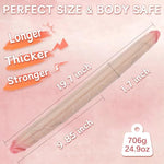 19.7Inch 24.9Oz Double Ended Dildo, Silicone Soft & Flexible 1.7In Diameter Realistic Double Sided Big Long Thick Dildos With Veins,Vaginal Anal Huge Adult Penis Sex Toys For Lesbian Gay Couples Games