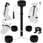 Bdsm Bondage Toys Kit, Neck To Wrist Restraints Set, Bondage Gear & Accessories Adult Toys, Adjustable Neck To Wrist Bondage Restraints With Traction Chain Blindfold
