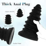 7.1 Inch Realistic Anal Beads,Liquid Silicone Anal Plugs Dildo For Men Women Couple,Dong With Suction Cup