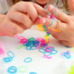 24 Color Rubber Band Bracelet Making Kit for Adults and Kids, DIY Rubberband Bracelet Kit