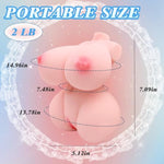 2Lbs Small Sex Doll Male Masturbator, Mini Sex Doll Pocket Pussy Adult Male Sex Toys With Realistic Boobs Vagina And Anal, Love Doll Torso Adult Sex Dolls For Men Masturbation