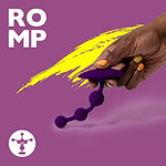 ROMP Amp Anal Beads | Adult Toys | Sex Toys for Men Women & Couples| 5 Inch Silicone Graduated Beads for Stimulation | Prostate Massager | Flexible Butt Plug | for use with Lube | Gift for Couples