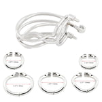 Male Chastity Device Cage With Removable Pa Puncture Catheters Chastity Belt Cock Cage K2045 45Mm