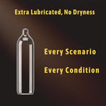 Large Condoms for Men, Lubricated & Thin, 12 Count
