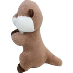 Cute Pray Otter Stuffed Animals Soft Fluffy Otter Plush Toys Stuffed Beaver Plushies Animal Fuzzy Beaver Doll Animal Toy Gift For Kids & Lovers 12 Inch