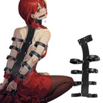 Bdsm Neck-To-Wrist Harness, Back Sex Handcuffs, Collar, And Sex Bondage Gear Accessories, Adjustable Arm Restraints Set For Couples, Women, And Gay Sex Toys, Beginners Behind-Back Handcuffs