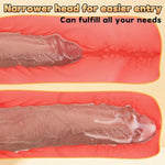 12" Realistic Huge Thick Dildo - Dual-Layer Silicone Big Dildo With Strong Suction Cup For G Spot Anal Stimulation Hands-Free For Men Women & Couples