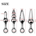 Stainless Steel Anal Plug Butt Plug Anal Trainer With Ergonomic Design |Waterproof, Beginner-Friendly Adult Toy For Enhanced Comfort