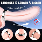 Stainless Steel Cock Ring, Metal Penis Ring Penis Glan Loop Sex Toy For Men, 38Mm