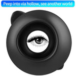 Outgoing Wearing Butt Plug Hollow Peeping Anal Plug With Lid Leakage Prevention Liquid Butt Plug Anal Dilator Vestibular Enema Cleaning Toys Adult Sex Toy(L)