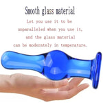 Glass Crystal Ball Anal Plug G-Spot Stimulator Butt Pleasure Wand,Glass Massage Bum Plug Sex Toys Large Glass Anal Plug Crystal Butt Plug Wand Anal Trainer Anus Expander Sex Toy For Women Men