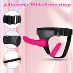 Strap On Dildo Womens Sex Toys - Wearable Strap On Harness With 2 Removeable Realistic Dildos Anal Dildo Female Sex Toys Fantasy Dildos, Adjustable Strapless Strapon G-Spot Sex Toy For Women